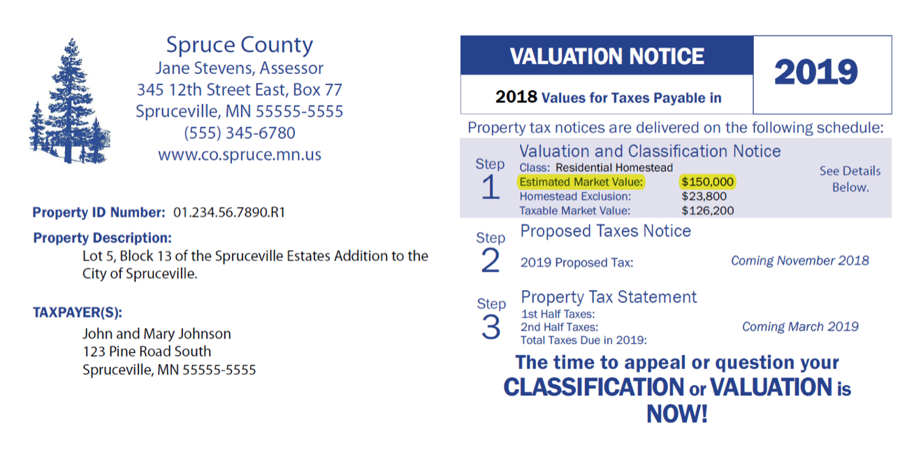 Property Tax Statement Hennepin County PRORFETY